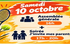 Assemblée Générale + Soirée J'invite mes parents