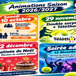 Animation Saison 2026/2027